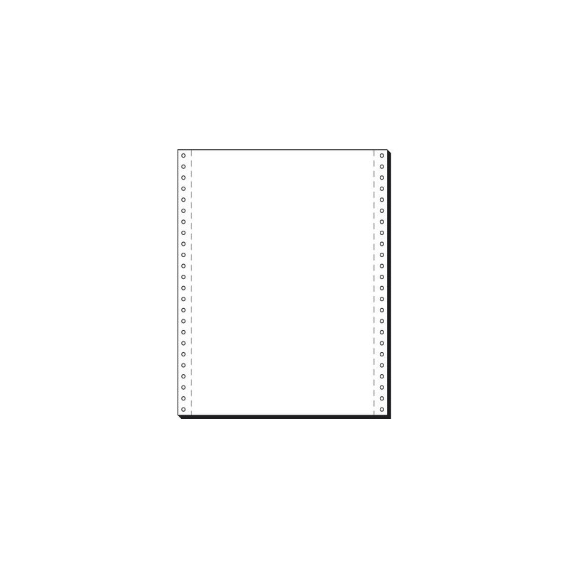 Tabelační papír 24 x 12" (1+0) 2000 listů, boční perforace TP