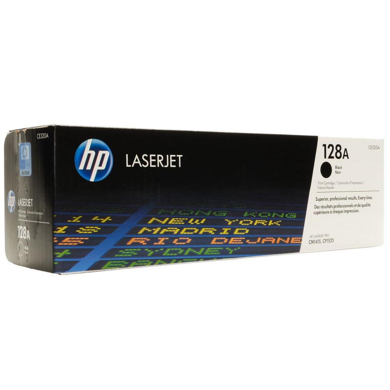 HP Cartridge CE320A black No.128A LaserJet Pro CP1525n,CP1525nw,CM1415fn,CM1415fnw No.128A