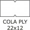 Cenové samolepící etikety na kotoučku 22x12 COLA-PLY, 1250 etiket