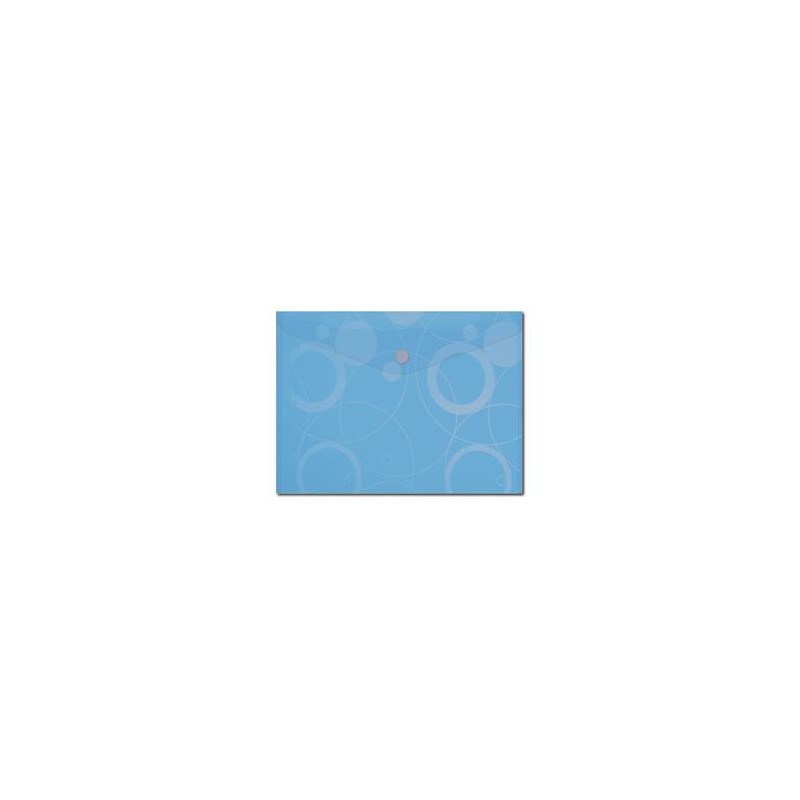 Obálka s drukem A4 PP modrá, kolekce NEO COLORI