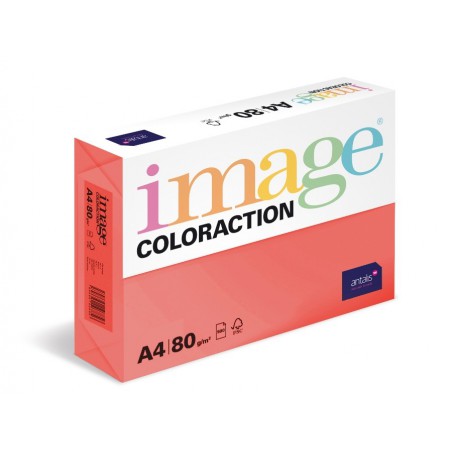 Papír barevný A4/80g Coloraction CO44 Chile jahodově červená, 500 ks