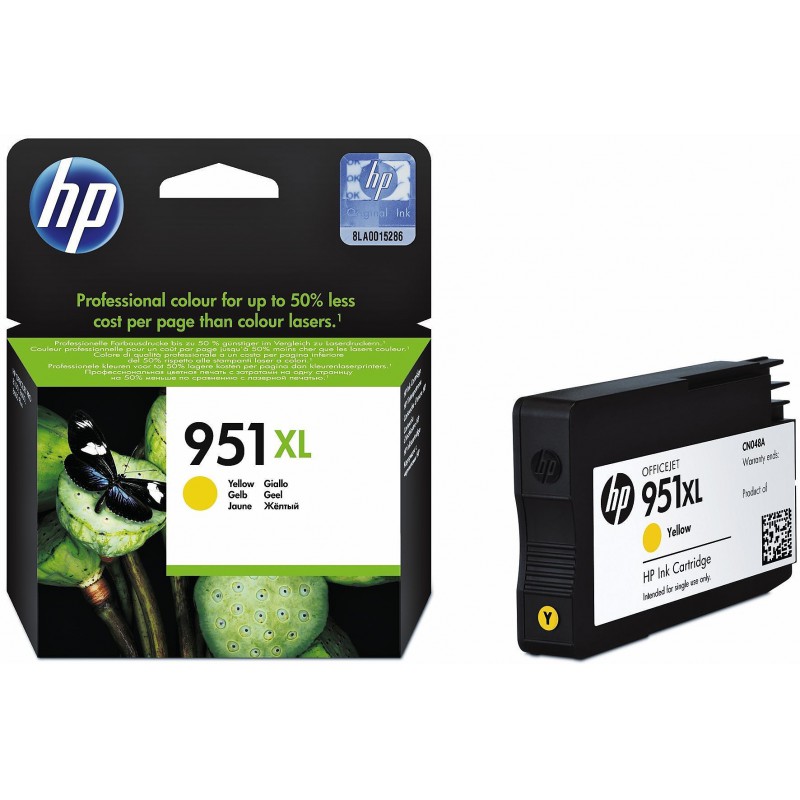Inkoustová cartridge HP CN048AE č. 951XL, žlutá