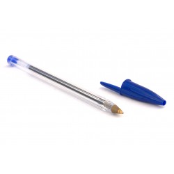 Jednorázové kuličkové pero průhledné