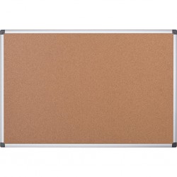 Korková tabule, 90x120 cm, hliníkový rám