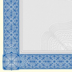 Sigel DP490, Papír s motivem Diplom Certifikát modrý, A4, 185g, jednostranný