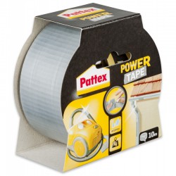 Pattex Power Tape extra silná lepící páska univerzální, 50 mm x 10 m stříbrná