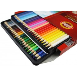 KOH-I-NOOR 3713, souprava pastelek akvarelových Mondeluz, 48 barev