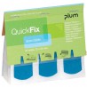 QuickFix náplast s identifikovatelnými kovovými vlákny - náhradní balení do zásobníku, 45 ks