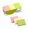 Hopax samolepící kostky Regular Notes, rozměr 38x51 mm, pastelový mix, 12x100 lístků