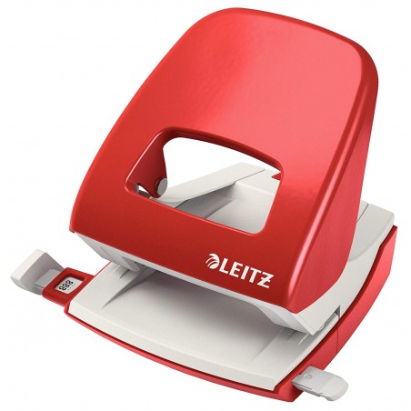 Celokovová stolní děrovačka Leitz NeXXt 5008, červená