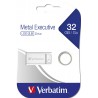 Flashdisk Verbatim Metal Executive USB 2.0 Drive 64GB Stříbrný