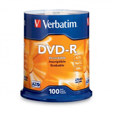 Verbatim DataLife Plus Disk DVD-R 16x, 4.7GB, spindl 100ks