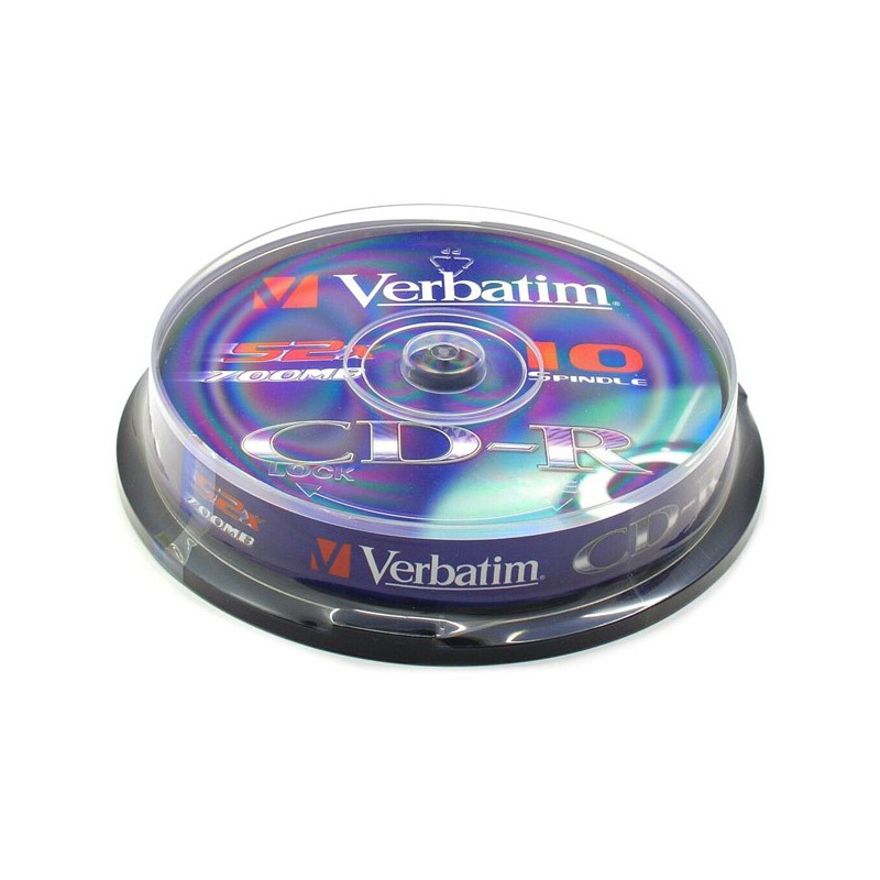 Verbatim Disk CD-R 52x Extra Protection, 700MB, spindl 10ks