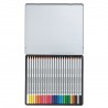 Staedtler karat aquarell 125, profesionální sada pastelek akvarelových, 24 barev, kovová krabička