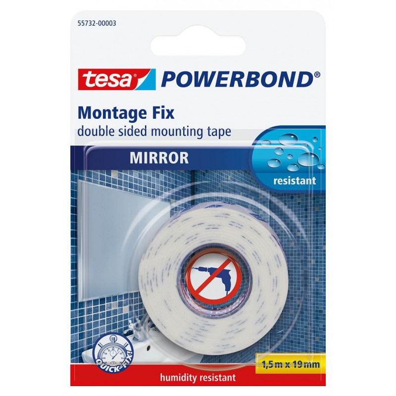 Tesa Powerbond 55791, Ultra Strong oboustranná montážní páska bílá, 19mm x 1,5m
