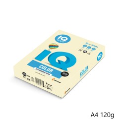 IQ Color barevný papír A4/160g pastelová vanilková BE66, 250 ks