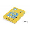 IQ Color barevný papír A4/160g intenzivní žlutá IG50, 250 ks