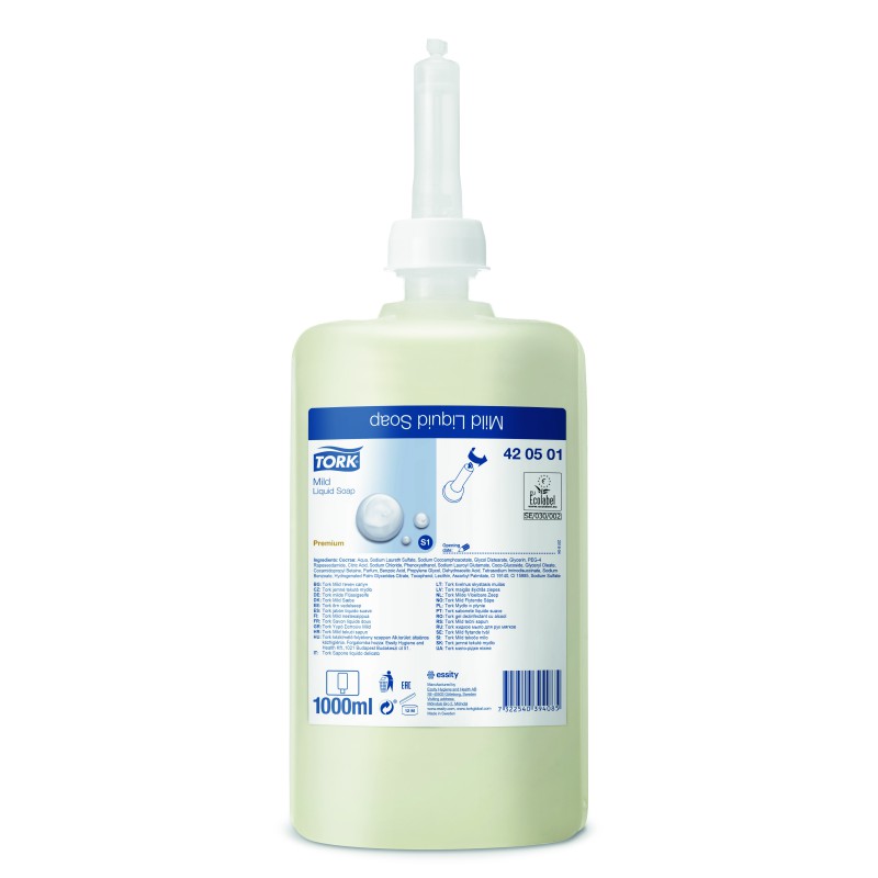 Tork Premium 420501 tekuté mýdlo jemné krémové, 1 litr - 1000 dávek, S1