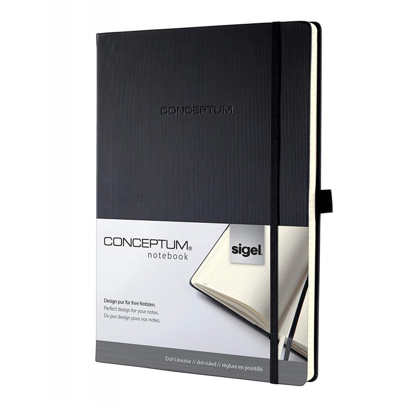 Sigel CONCEPTUM Notebook, A4, záznamní kniha čistá, 194 listů