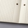 Sigel CONCEPTUM Notepad , čtverečkovaný blok v tvrdé vazbě, 60 listů, černá, formát A5