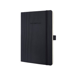 Sigel CONCEPTUM Notebook, čtverečkovaný blok v měkké vazbě, 194 listů, černá, formát A5