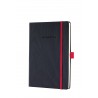 Sigel CONCEPTUM Notebook Red Edition, A5, záznamní kniha linkovaná, 194 listů