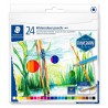 Staedtler Watercolour pencils, sada pastelek vodových a akvarelových, 24 barev