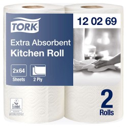 Tork Extra 120269 kuchyňské utěrky v roli, 2 ks, extra savé