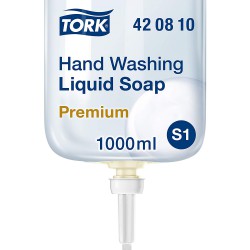Tork Premium 420810 tekuté mýdlo antibakteriální, extra hygienické, 1 litr - 1000 dávek, S1