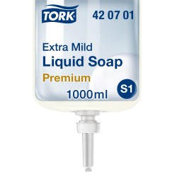 Tork Premium 420701 tekuté mýdlo extra jemné bílé, 1 litr - 1000 dávek, S1