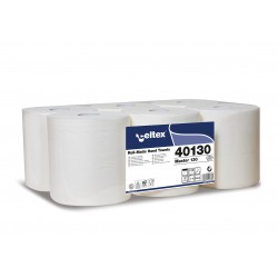 Celtex 40130 Master Autocut, 2 vrstvé bílé papírové ručníky na roli, návin 130 m