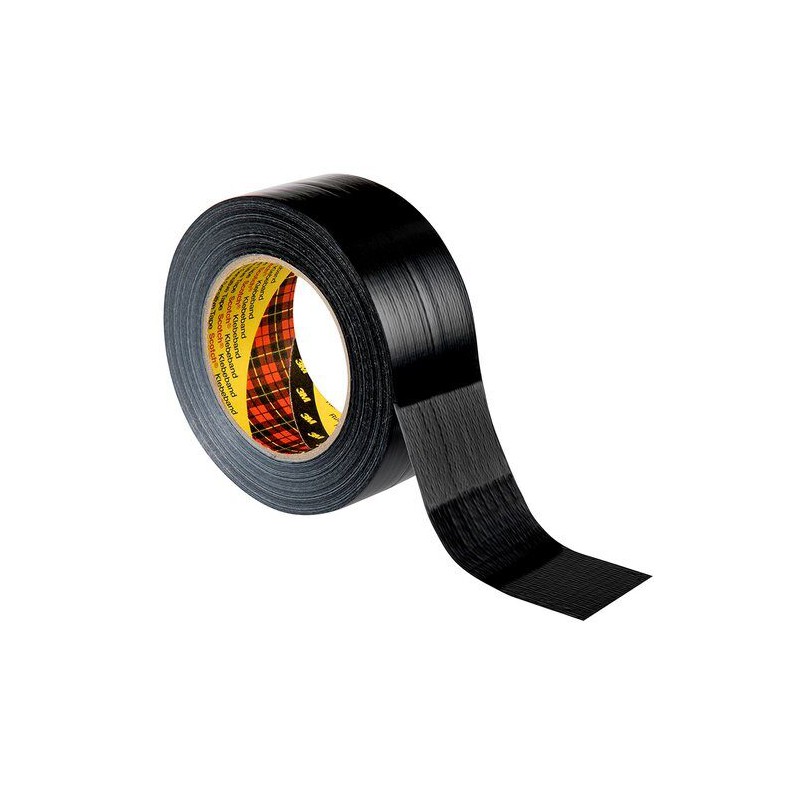 3M 2903, Textilní univerzální opravná páska 48mm x 50 m černá, Duct Tape