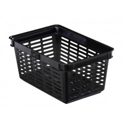 Durable nákupní košík plast, 19 litrů, černá