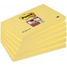 3M Post-it žlutý samolepící bloček 655-S, silně lepící, rozměr 76x127 mm, 6x90 lístků