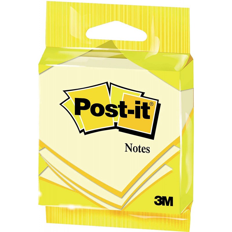 3M Post-it samolepící bločky , rozměr 76x76 mm, 100 listů, kanárkově žlutá