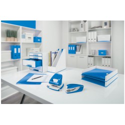 Střední archivační krabice Leitz Click & Store, formát A4, modrá