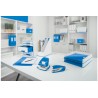 Střední archivační krabice Leitz Click & Store, formát kostka, modrá