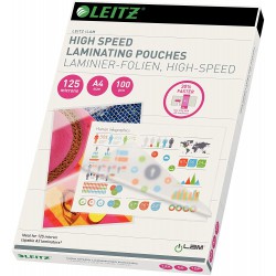 Leitz iLAM Laminovací fólie pro rychlou laminaci lesklá A4, síla 125 micronů