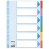 Kartonové barevné rozlišovače A4 Esselte, 6 barevných listů