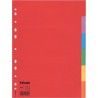 Kartonové barevné rozlišovače A4 Esselte Economy, 6 barevných listů