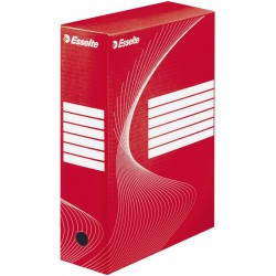 Esselte 128422, archivační krabice 100 mm, červená