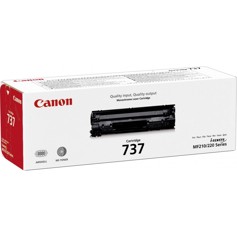 Tonerová cartridge Canon CRG737, černá, 2400str