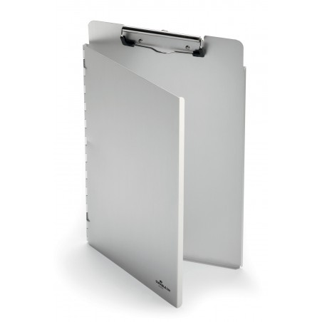 Durable Clipboard 3391, hliníková podložka na psaní s klipem a portfoliem A4