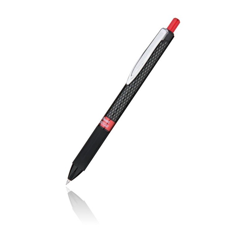 Pentel Oh! Gel K497-B, gelové pero červené, 0,7mm hrot