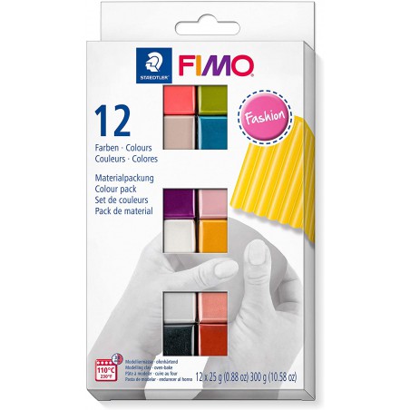 FIMO Soft FASHION, sada 12 barev 25 g