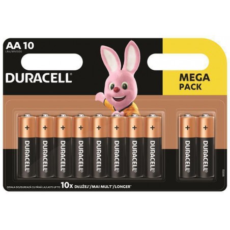 Duracell Basic baterie tužkové AA, alkalické, blistr 10ks