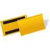 Durable 1742, žluté magnetické pouzdro na dokumenty 150x67 mm, skladové hospodářství