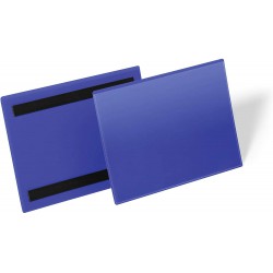 Durable 1743, Magnetické pouzdro na dokumenty A5 na šířku, modré