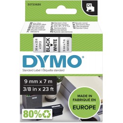 DYMO 40913 polyester páska 9mm x 7m typ D1, černá na bílé, S0720680