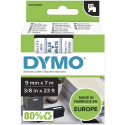 DYMO 40914 polyester páska D1 9mm x 7m typ D1, modrá na bílé, S0720690